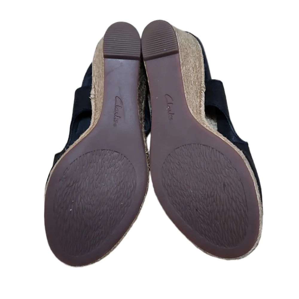 Clarks Ulimate Comfort Women's‎ Black Wedges size US 6.5